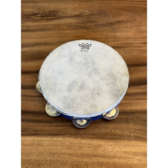Vintage Remo PTS Tambourine Musical Instrument 8" Made in USA PAT. 4416181 - Picture 1 of 10